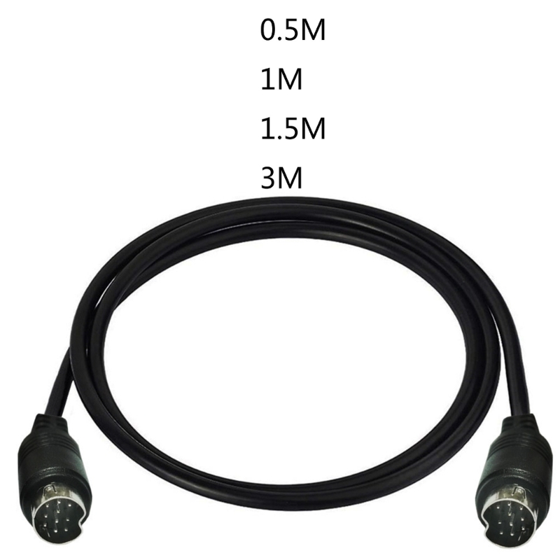 Cavo S-Video per VCR Videocamere DVD Schede video Mini Din 10 pin maschio a maschio Connettore cavo S-Video 3/1,5/1/0,5 m