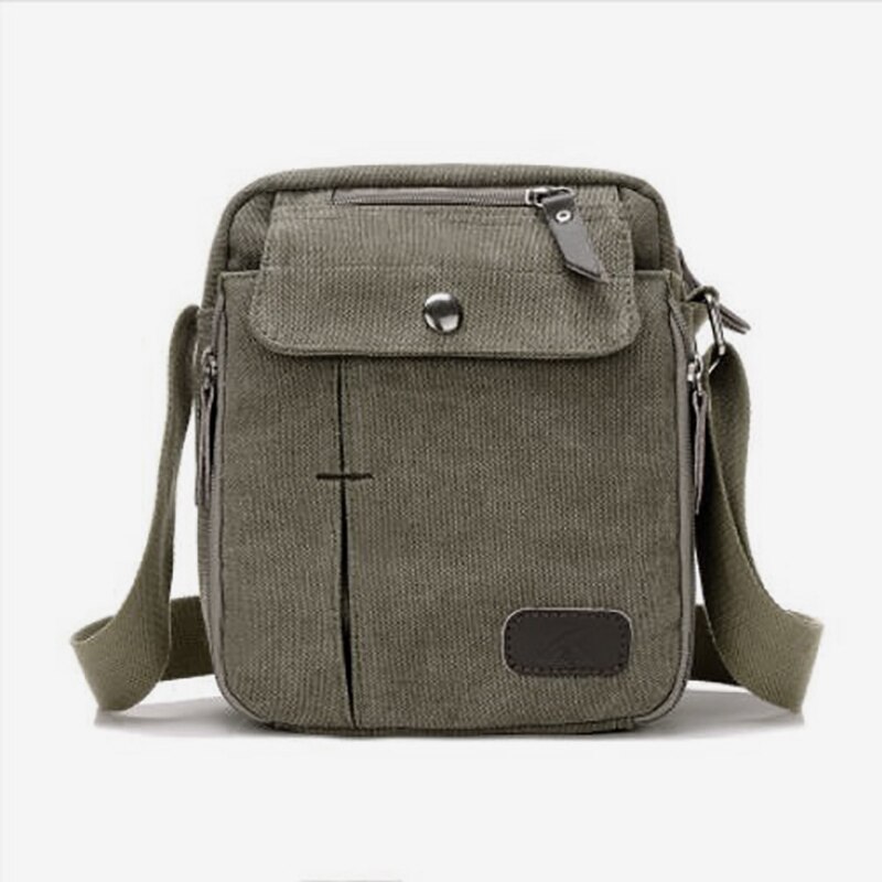 Women Canvas Handbags Single Strap Shoulder Bags Solid Zipper School Bags For Teenager Casual Travel Handbags: army green