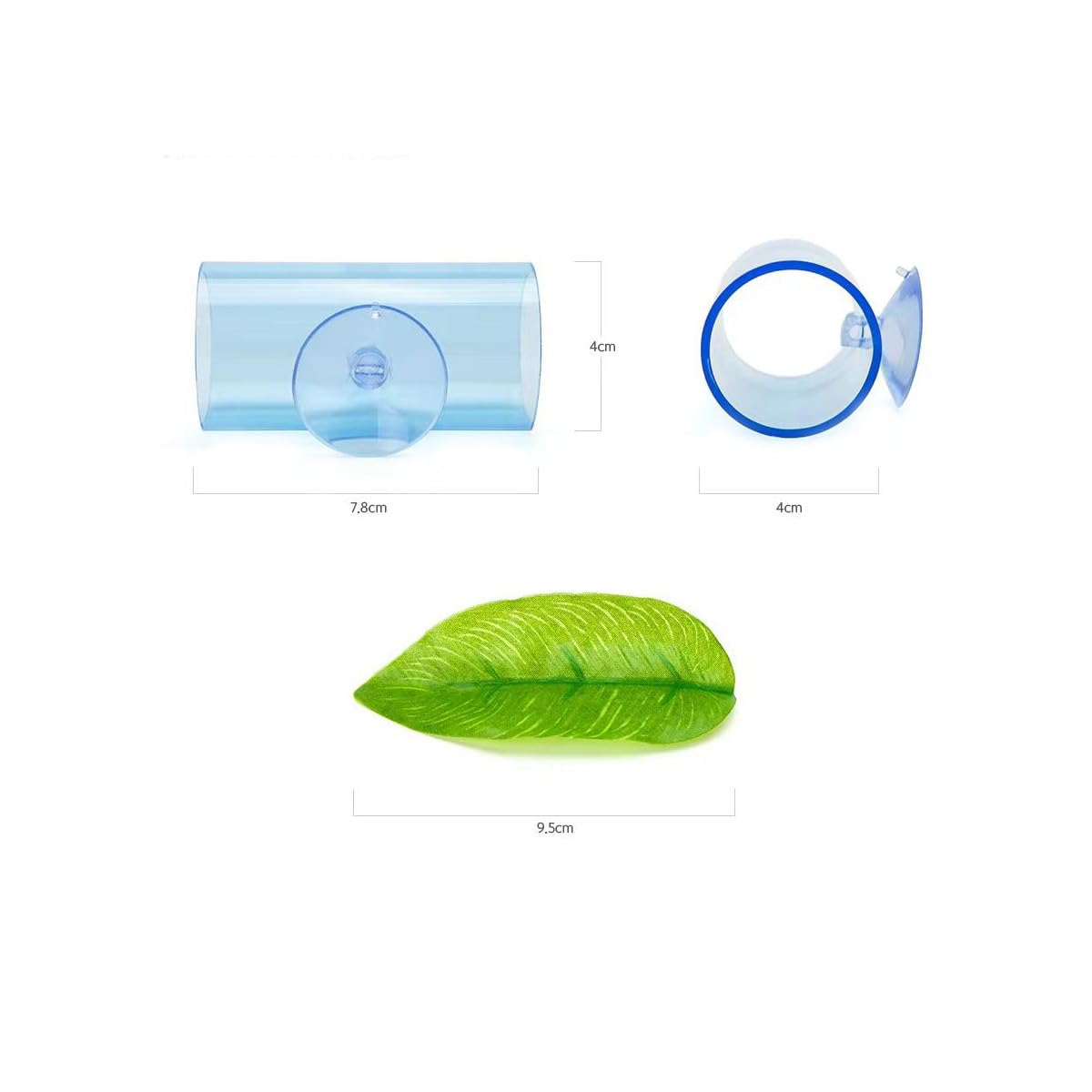 1/2Stck Betta Fisch Acryl Rohr Tunnel Hohl Aquarium Dekorationen Für Bessere Beobachtung Fische Verbessert Betta der Gesundheit