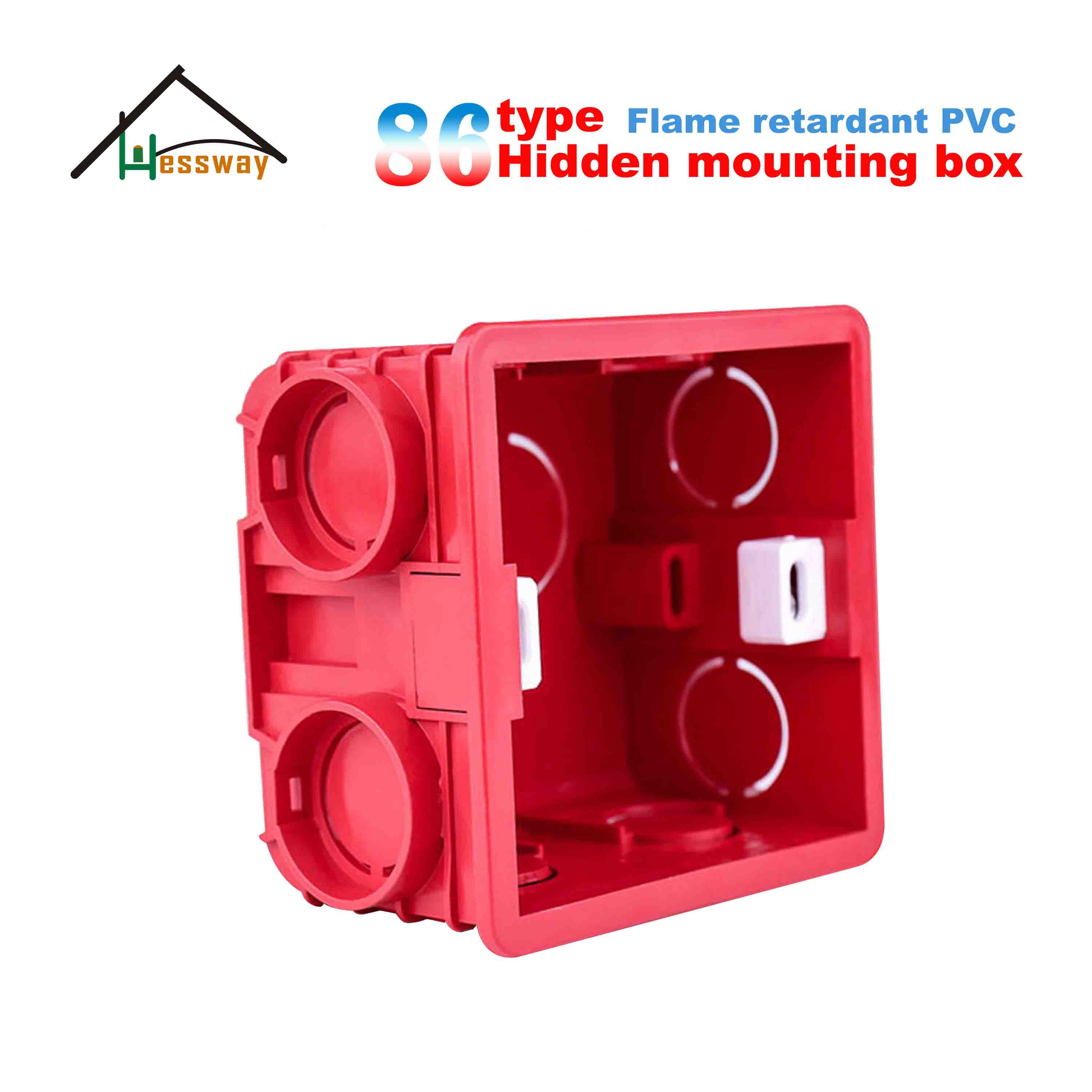 Plastic Wall Plate wall mount junction box type 86
