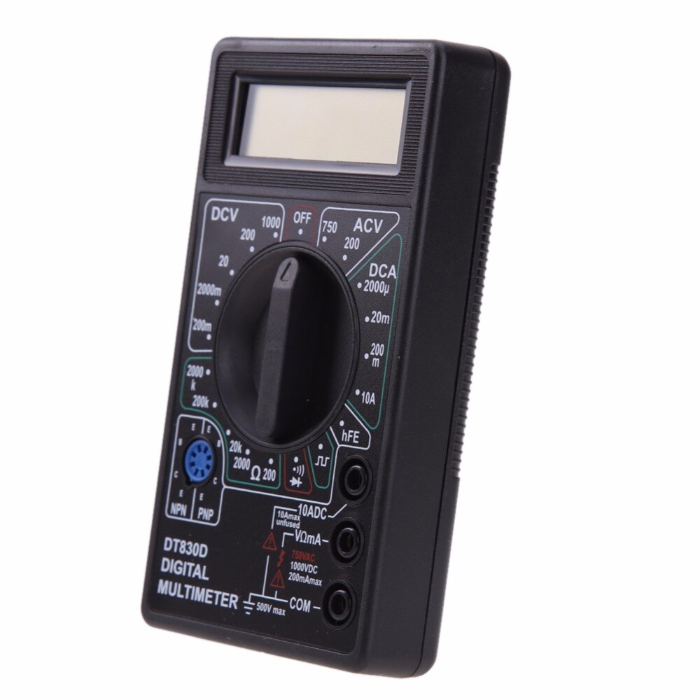 Professionelle LCD Digital Multimeter Tester Meter Voltmeter Amperemeter Ohm DT830D Fabrik Preis