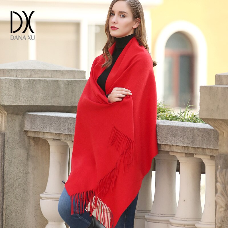 Luxury Brand Pashmina Echarp Cashmere Scarf Wrap Warm Shawl Winter Scarf Ladies Scarves Tassels Long Blanket Cachecol