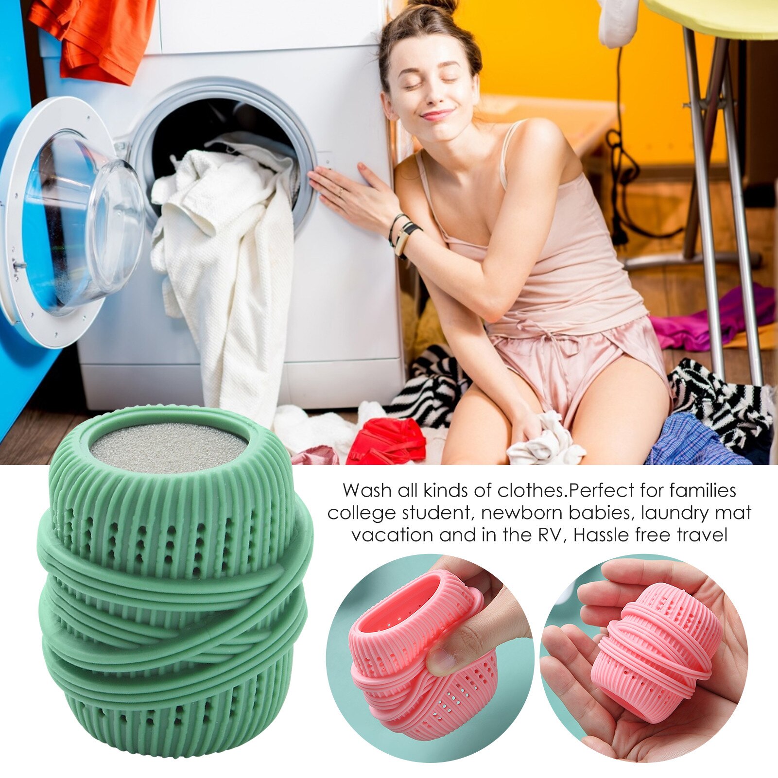 Laundry Balls Premium Soft Washer Ball Laundry Washing Balls Washing Machine Cleaning Supplies Tools bolas atrapapelos