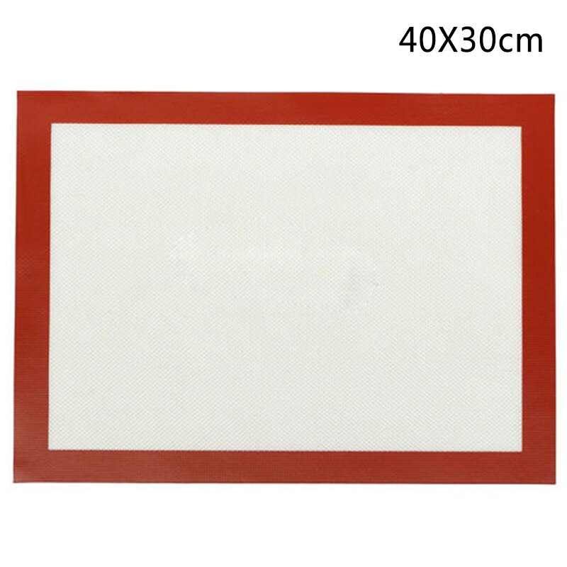 BEST Silicone Baking Rolling Mat Sheet Bakeware Oven Non Stick Cookie Tray Cooking Pastry Kitchen Tools Heat Resistant H1: 400x300mm