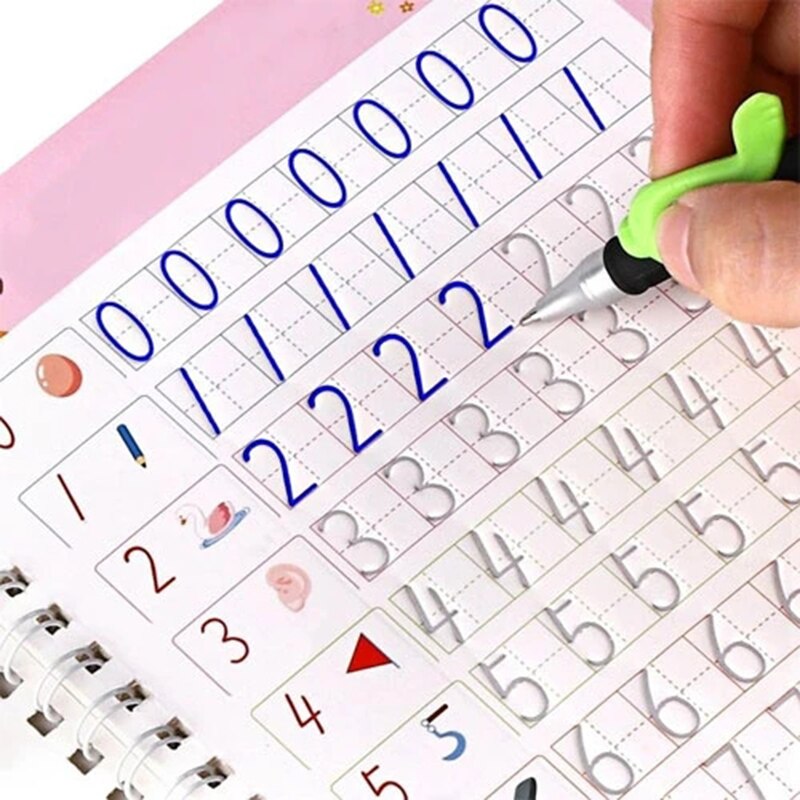 Magic Calligraphy That Can Be Reused Handwriting Copybook Set for Kid Calligraphic Letter Writing J2Y