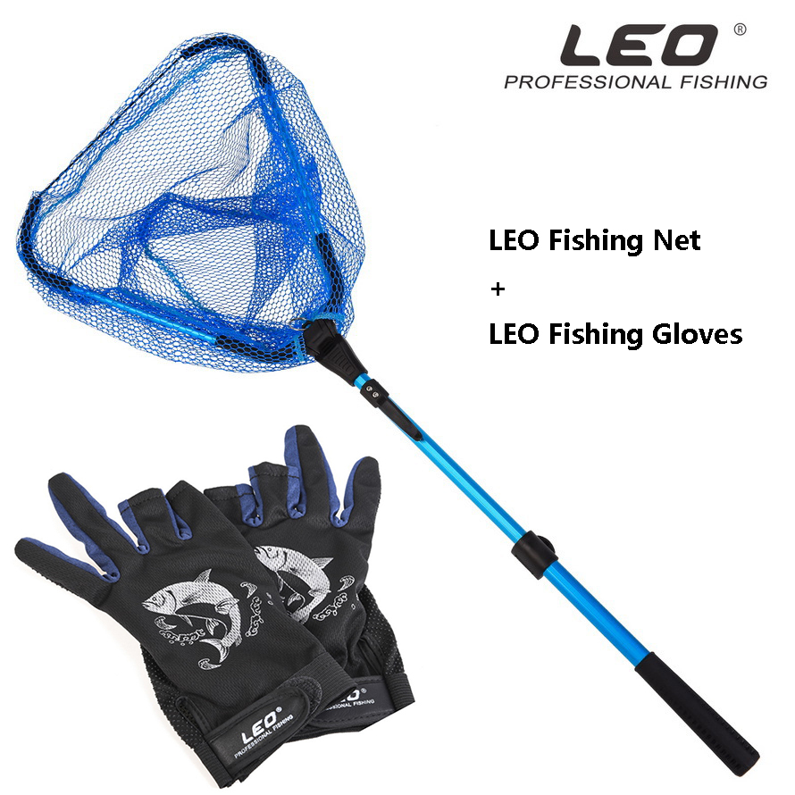 Leo Opvouwbare Visnet Voor Steelhead, Zalm, Kajak, Meerval, Bass, Forel Vissen, duurzaam Telescopische Uitbreiding Vis Schepnet: Default Title