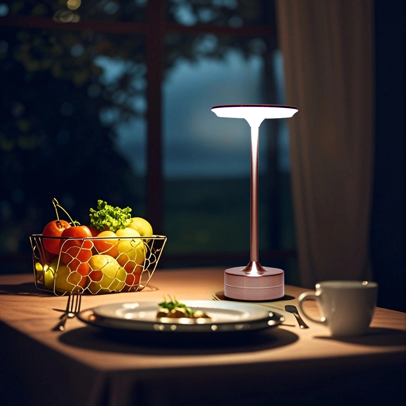 Lampada da scrivania a LED Lampada da scrivania touch dimmerabile Ricarica USB Comoda per il trasporto della scrivania dell'ufficio Decorazione della stanza Luce notturna dell'atmosfera