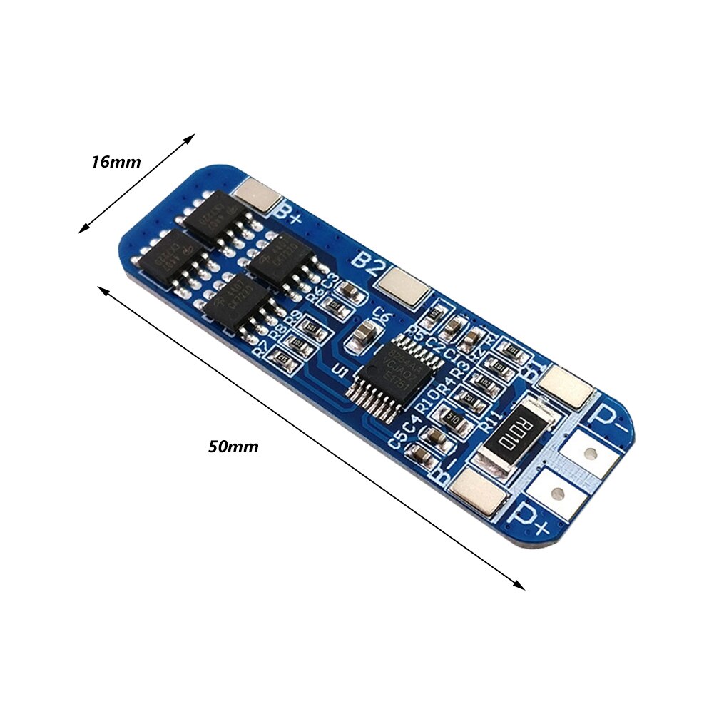 Placa de protección de batería de litio HX-3S-01 18650, módulo de cortocircuito Protector de sobredescarga, sobrecorriente