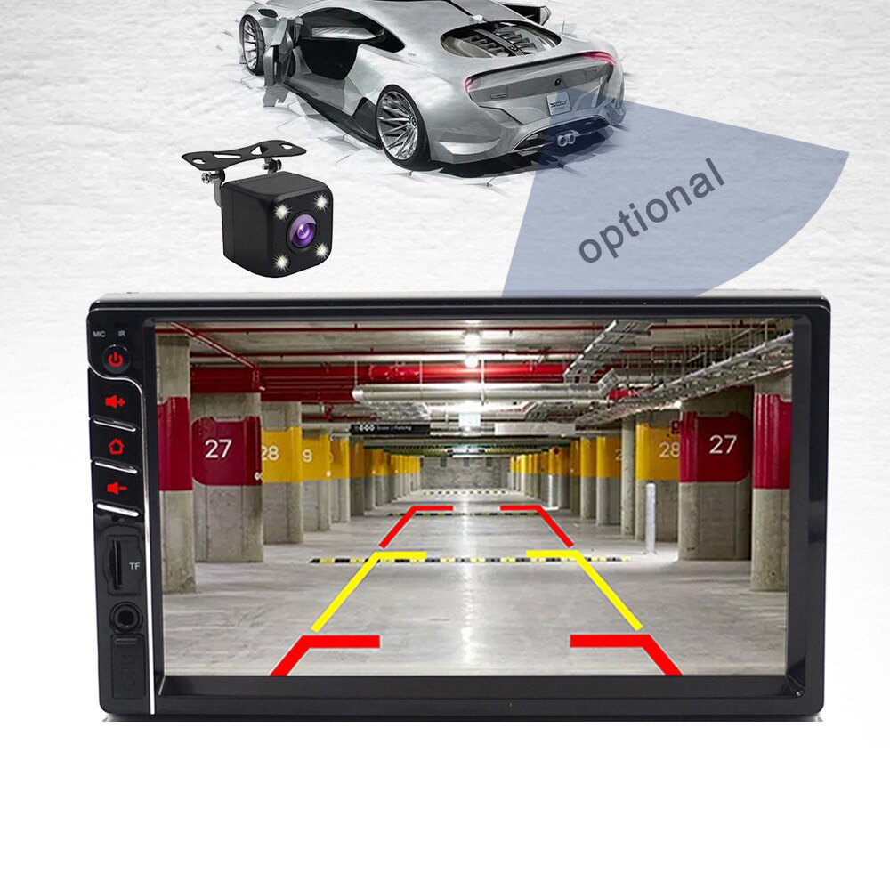 2 din PM5 Player Universal Bluetooth FM AM Rear View Camera 7 inch Auto Player MP5 Radio