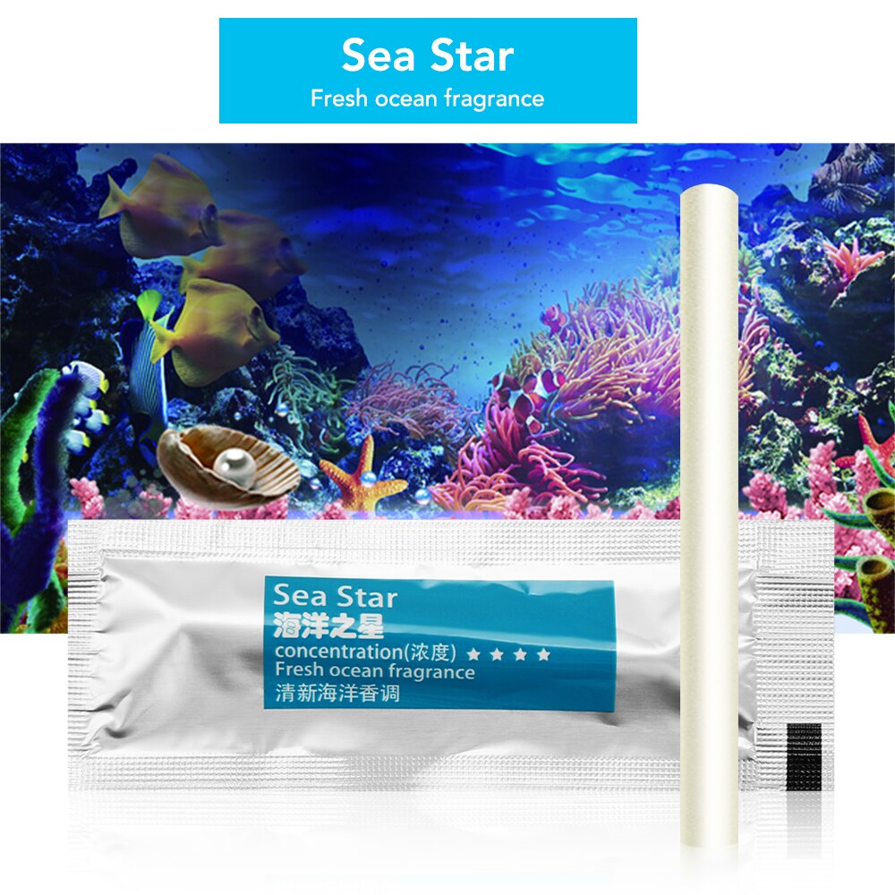Auto Air Outlet Aromatherapie Sticks Parfum Voor Peugeot 508 3008 5008 Citroen C3 C5 Aircross Grand C4 Picasso Ds DS3 DS5 DS7: 5x Sea Flavor
