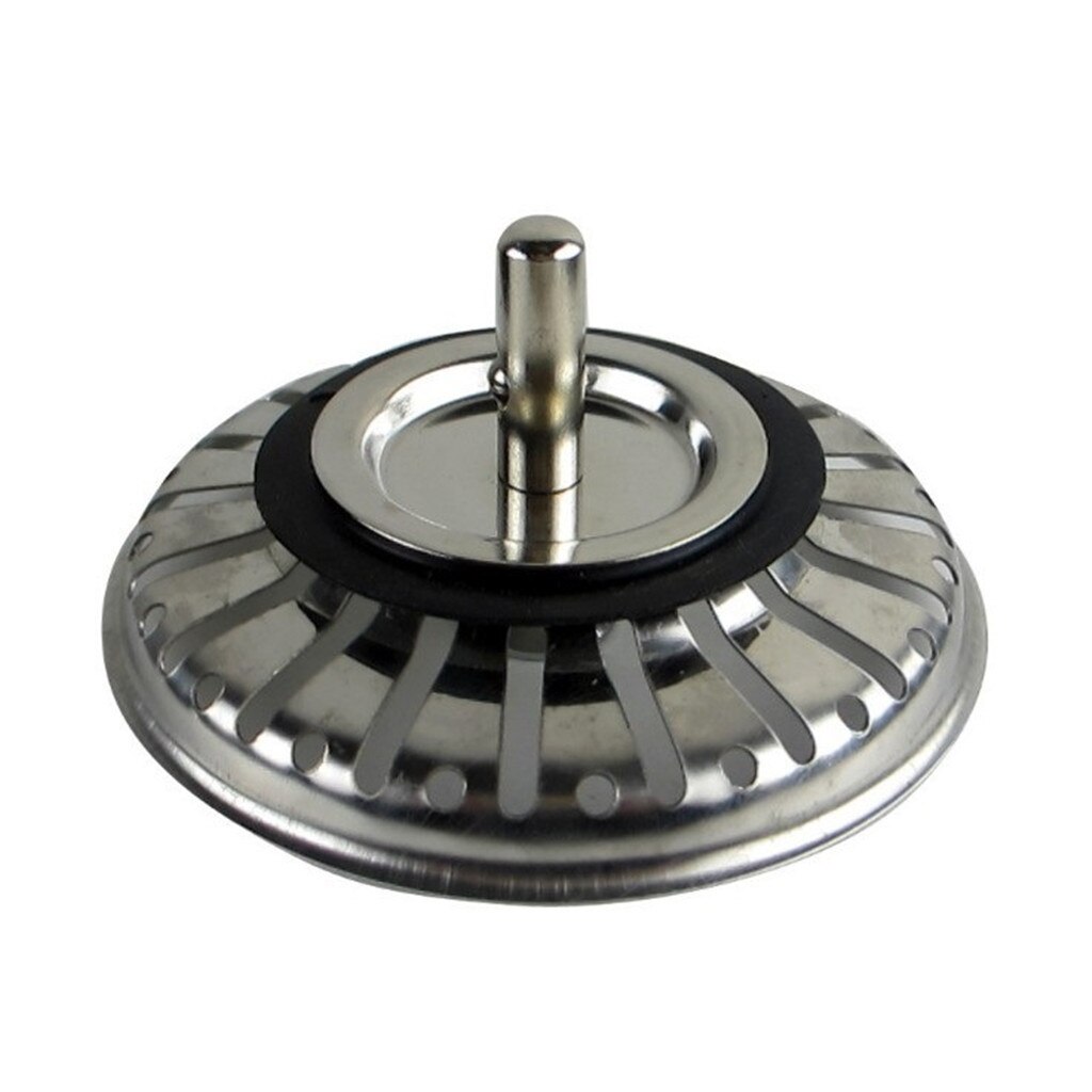 Stainless steel kitchen sink filter to prevent drainage of sewer from the pool: 84mm