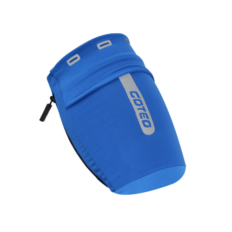 Double Pocket Slender Sports Running Arm Band Case Bag Telephone Wallet Holder Outdoor Pouch on Hand Gym Cover for Iphone 12 11