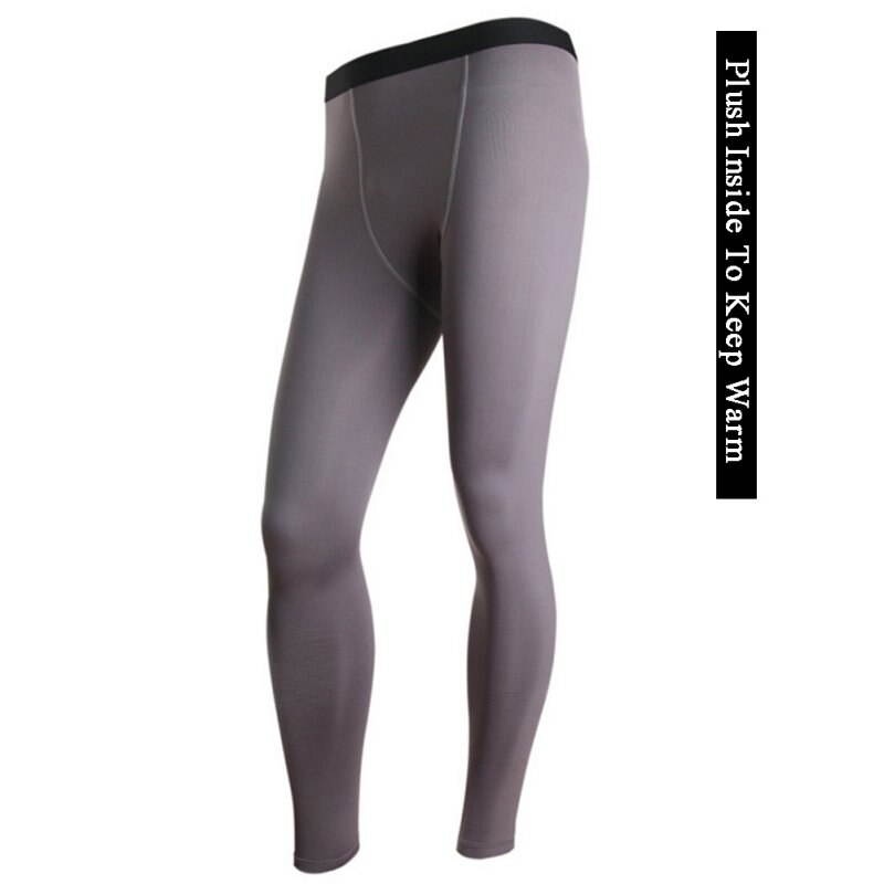 Caleçon long en peluche doux, épais et chaud pour homme, corsage moulant, pantalon thermique, vêtements de nuit