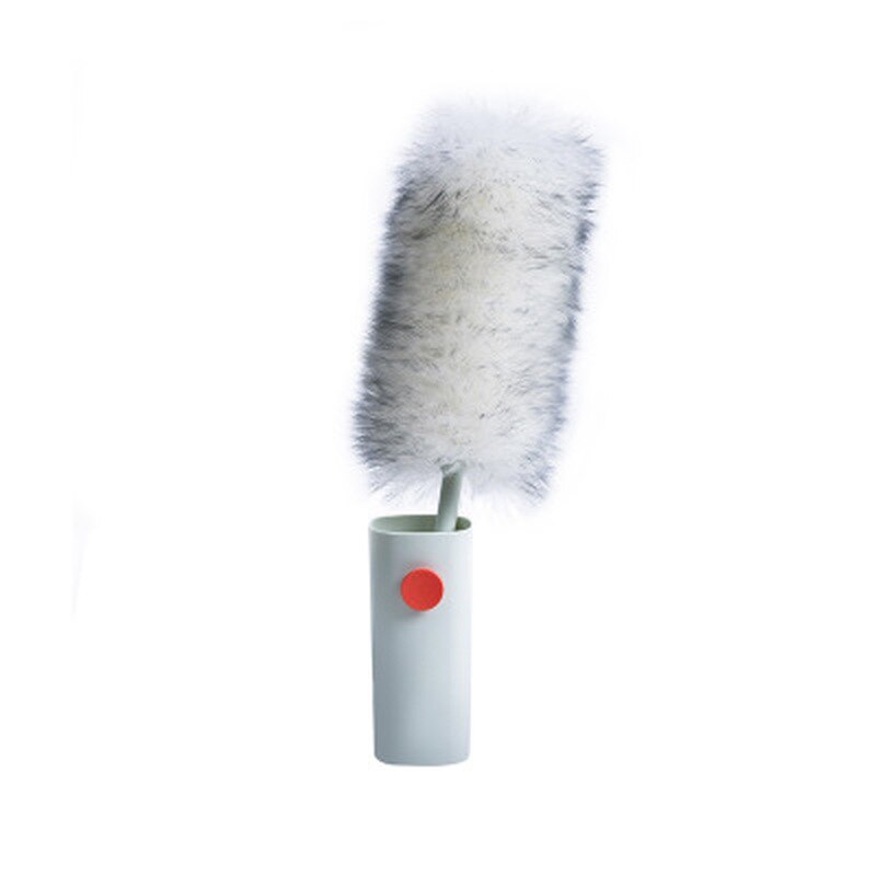 Plumero de plumas para limpieza del hogar, plumero no es fácil de perder el pelo, limpieza de lana, barrido de polvo, limpieza de cenizas, salud Zen