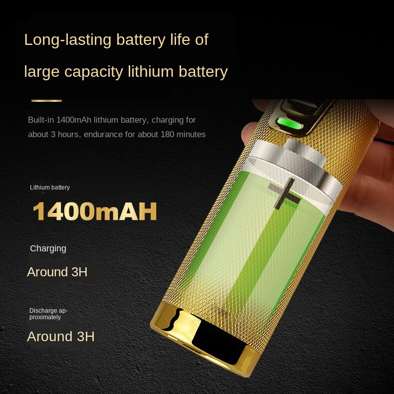 Cordless Outliner Hair Trimmer Hair Clipper Beard Barber Shop Rechargeable Hair Cutting Machine Can Be Zero Gap