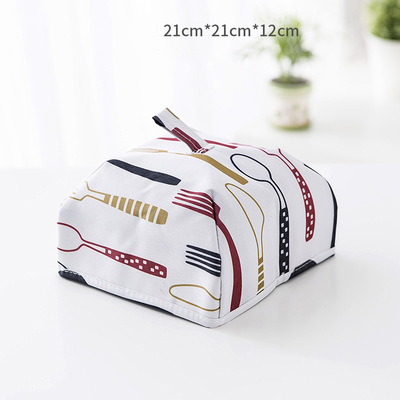 Cubiertas plegables para alimentos, papel de aluminio para mantener el calor, aislamiento de platos, accesorios útiles de cocina: A-Small
