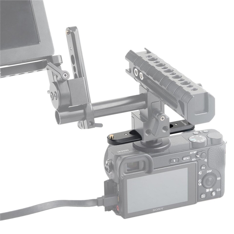 SmallRig Safety NATO Rail 93mm Long for Nato Handle Camera Cage EVF Monitor Mount - 1933