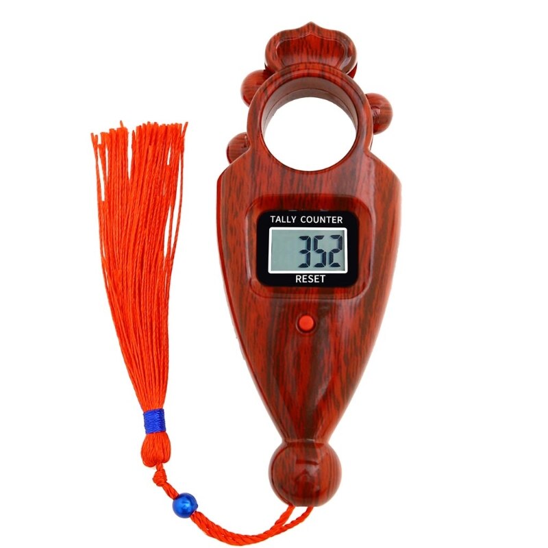 Electronic Digital Bead Finger Tally Tasbeh Misbaha Prayer Tasbih Golf Counter Portable Durable Safe Practical: A