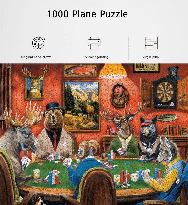 Diy 1000 Stuks Puzzel Assembleren Foto Landschap Puzzels Educatief Puzzel Games Speelgoed Voor Volwassenen Kinderen Kids