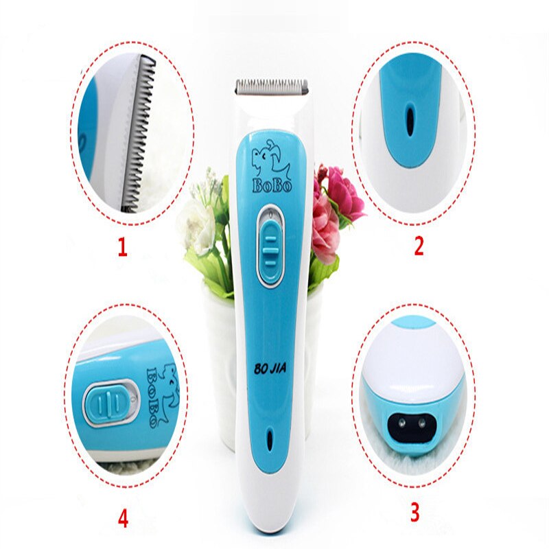 Baby Elektrische Tondeuse Professionele Usb Oplaadbare Waterdichte Tondeuse Clipper Voor Baby & Kinderen Kapsel Thuisgebruik