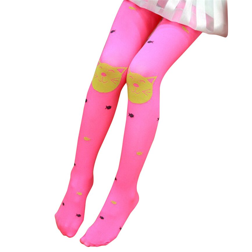 Socks Baby Winter Autumn Girl Tights Bearded Girl Knitted Stocking Baby Pantyhose Baby Stockings Tights For Girls 3-10T: Hot Pink