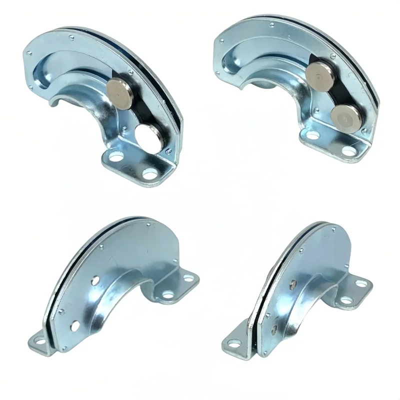 Bisagras deslizantes ocultas, bisagra de límite de 90 grados, equipo Industrial, puerta, bisagra de acero al carbono, cerraduras deslizantes de arco, herrajes para muebles, 2 uds.