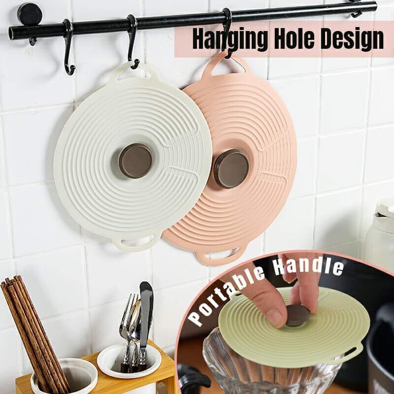 Silicone Fresh-keeping Cover Containers Seal Preservation Lids Leak-proof Dust-proof Tableware Cover Kitchen Pot Bottle Covers