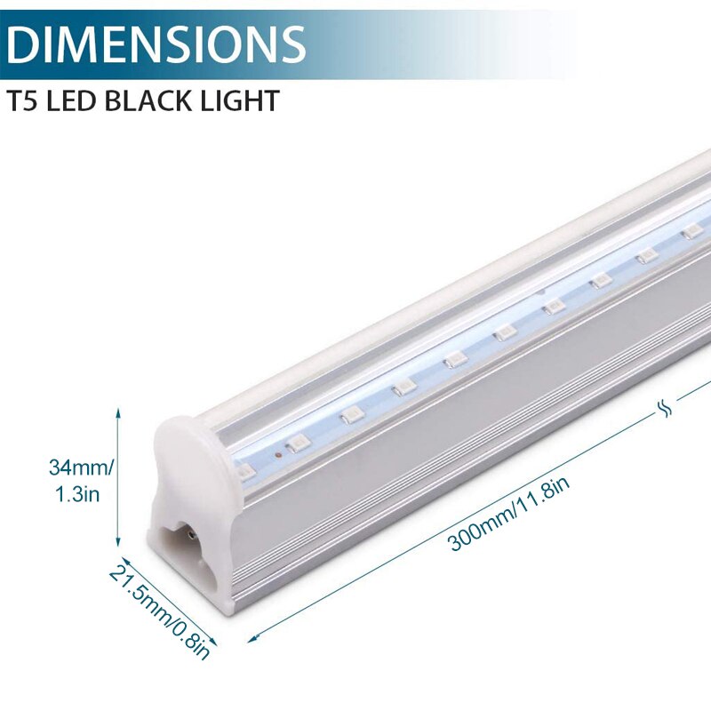 Halloween LED Black Light Bar 5W 10ft Integrated Bulb UV Fluorescent Lamp Portable UV Light Bar LED Strip Lights Party Equipment