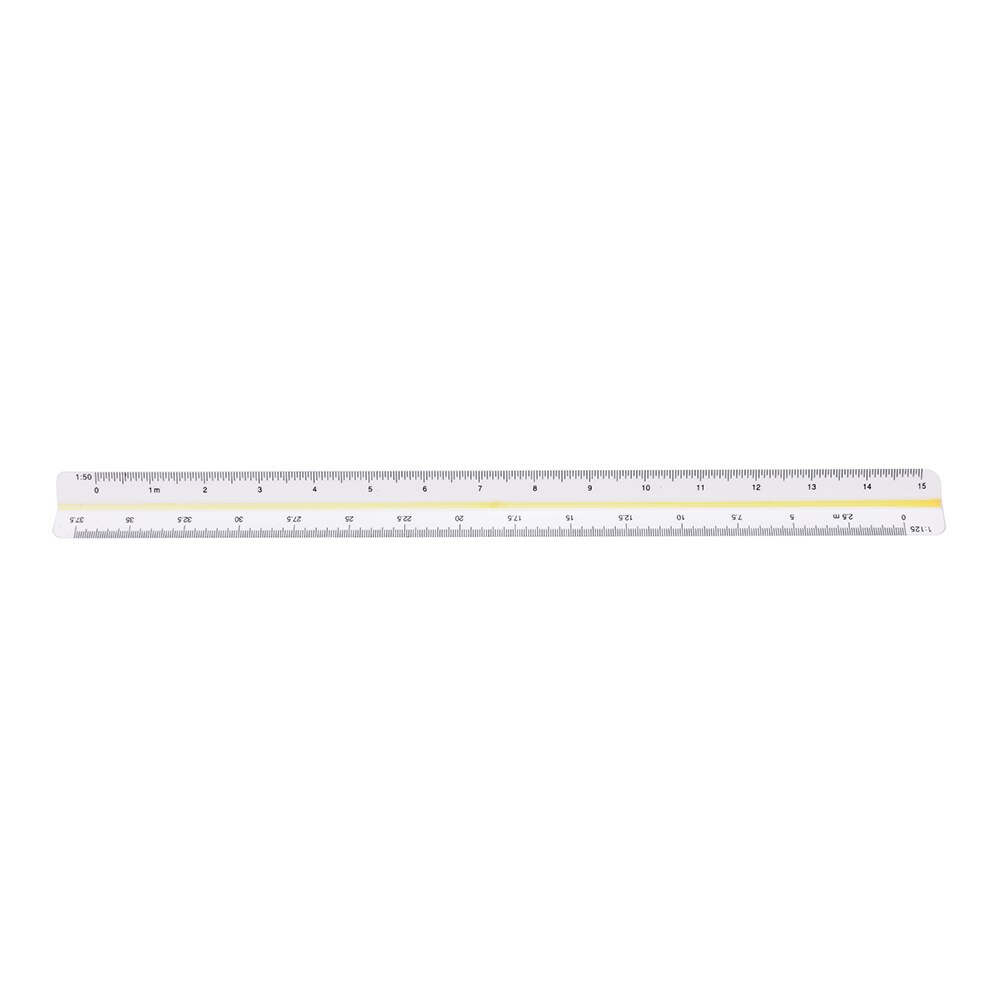 Plastic Triangular Scale Ruler Measurement 1PC