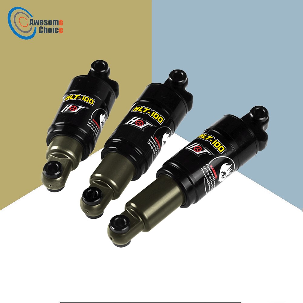 HLT-100 Bicycle Rear Shocks Fastace 125/150/165/185mm 850/1000 lbs Aluminum Alloy Oil Spring Shock for e-bike Snow Mountain Bike
