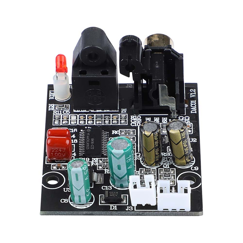 DAC Digital Decoder CS8416+CS4344 Optical Fiber Coaxial Digital Signal Input Stereo Audio Output Decod for Amplifier