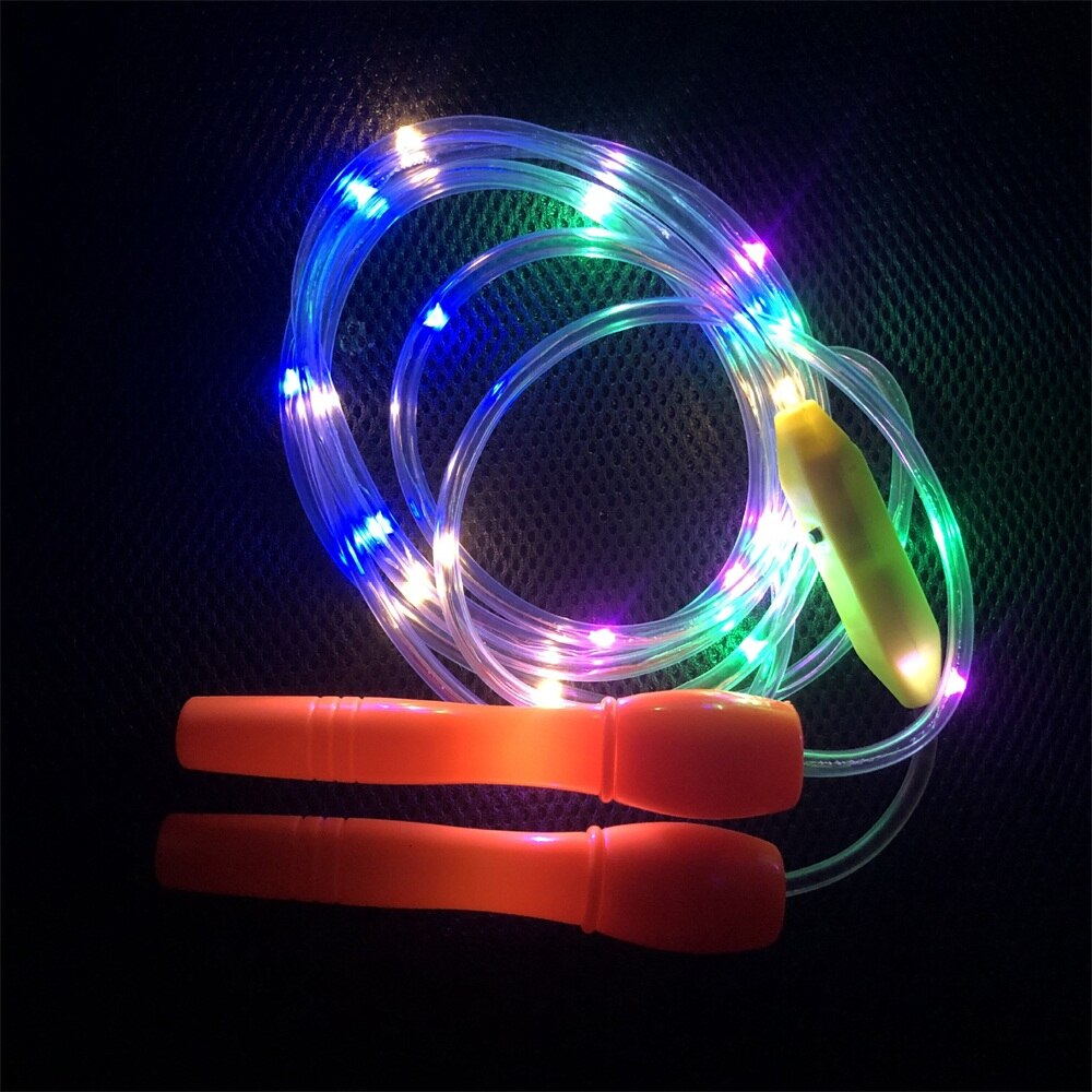 LED Light Skipping Ropes Jumping Rope for Man Woman Children Speed Cardio Gym Excercise Fitness Jump Rope fit Workout