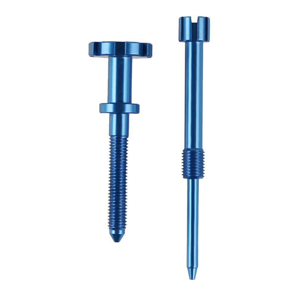 Tornillo de mezcla de combustible de carburador de aire ajustable fácil para KTM SX EXC XC-W MXC85 105 125 144 150 200 250 300 360 380 1997 2007: Azul