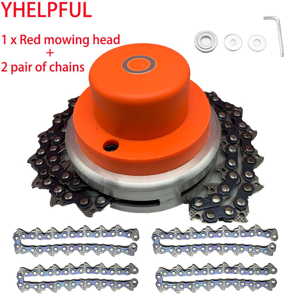 Trimmer head coil chain brush cutter garden grass trimmer head chain mower