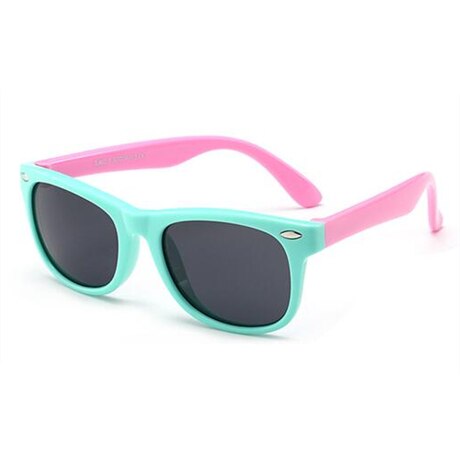 Gafas de sol polarizadas para niños, niñas, gafas de silicona ultrasuaves, gafas de sol de seguridad para bebés y niños, gafas UV400 5S: 802-4