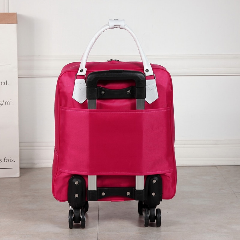Imperméable à l'eau haute oapacité sac de voyage épais Style valise à roulettes chariot bagages dame hommes voyage sacs valise à roulettes Suplies