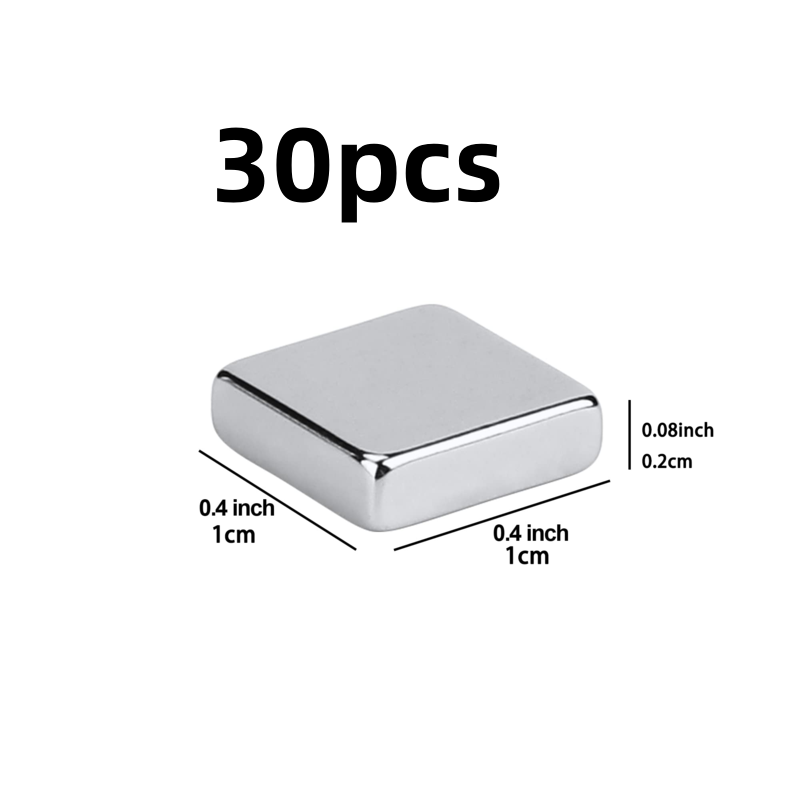 10x10x2mm rechthoekige magneet voor koelkasten, knutselartikelen, whiteboards, doe-het-zelfprojecten, kantoormagneten, rechthoekige magneten.: Rood