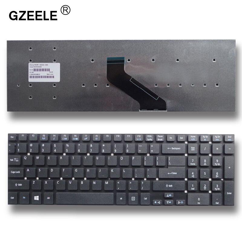 US Laptop Keyboard for Acer E1-511 E1-522 E1-532 E1-532G E1-532P E1-570G E1-570 NV77H NV56R E5-521G E5-571PG E5-571 English