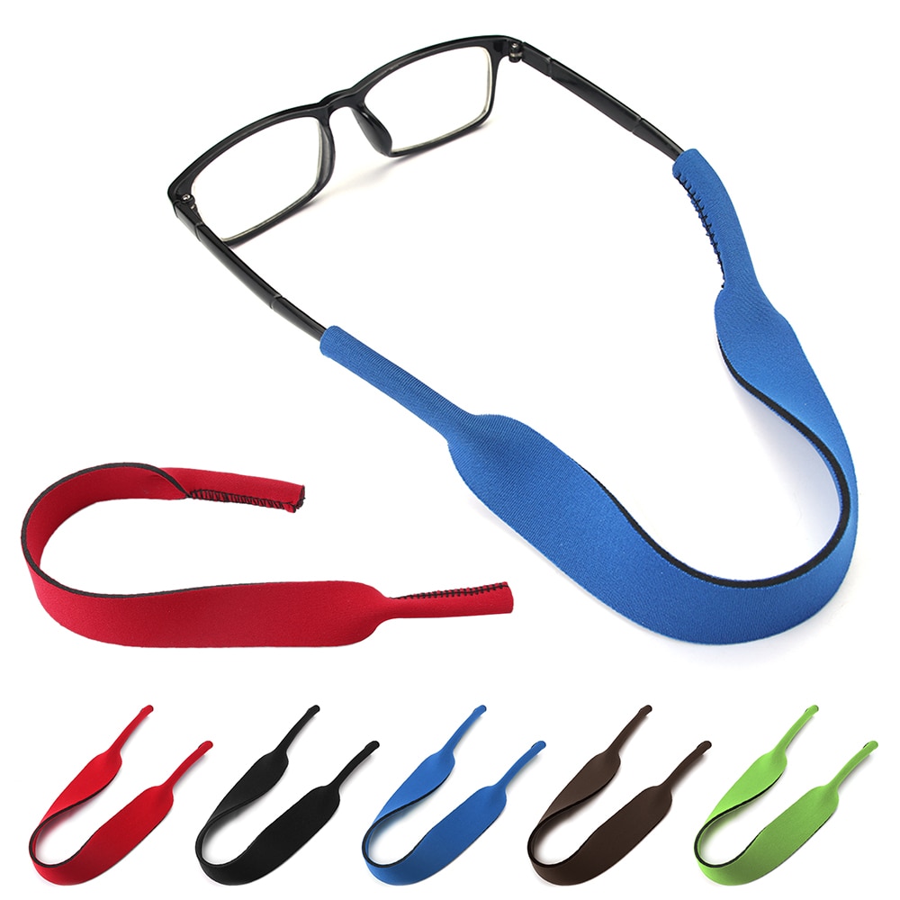 Anti-Slip Neoprene String Silicone Sunglasses Chain Strap Rope Eyeglasses Strap Head Band Floater Cord High Elastic Glasses Band