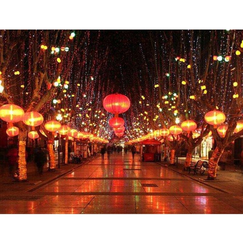 Household Chinese Year Chinese Style LED Luminous Portable Lantern