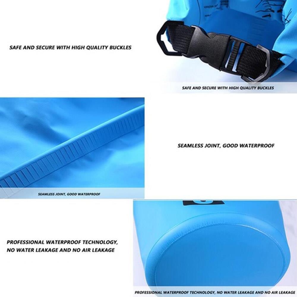 Badväskor vattentät torrväska utomhussport pvc 2 färg praktisk drivväska hållbar bärbar