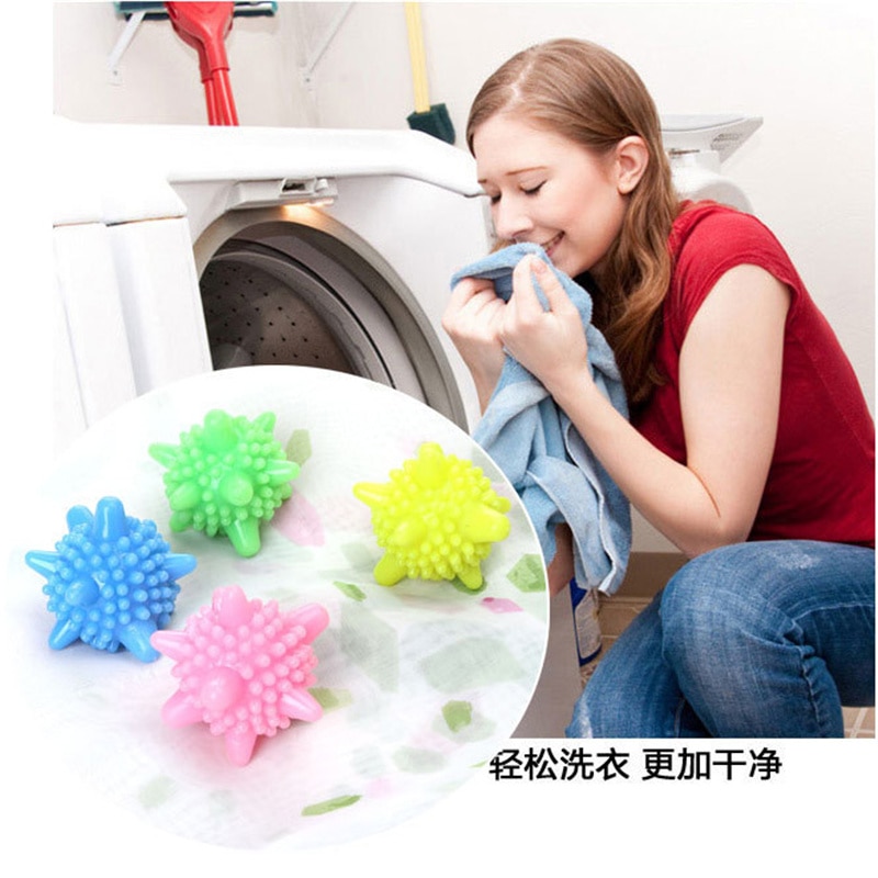 Genanvendelige magiske vasketøjskugler gummi vaskekugle til tøjpleje hjem og levende merchandise husholdnings rengøringsprodukter