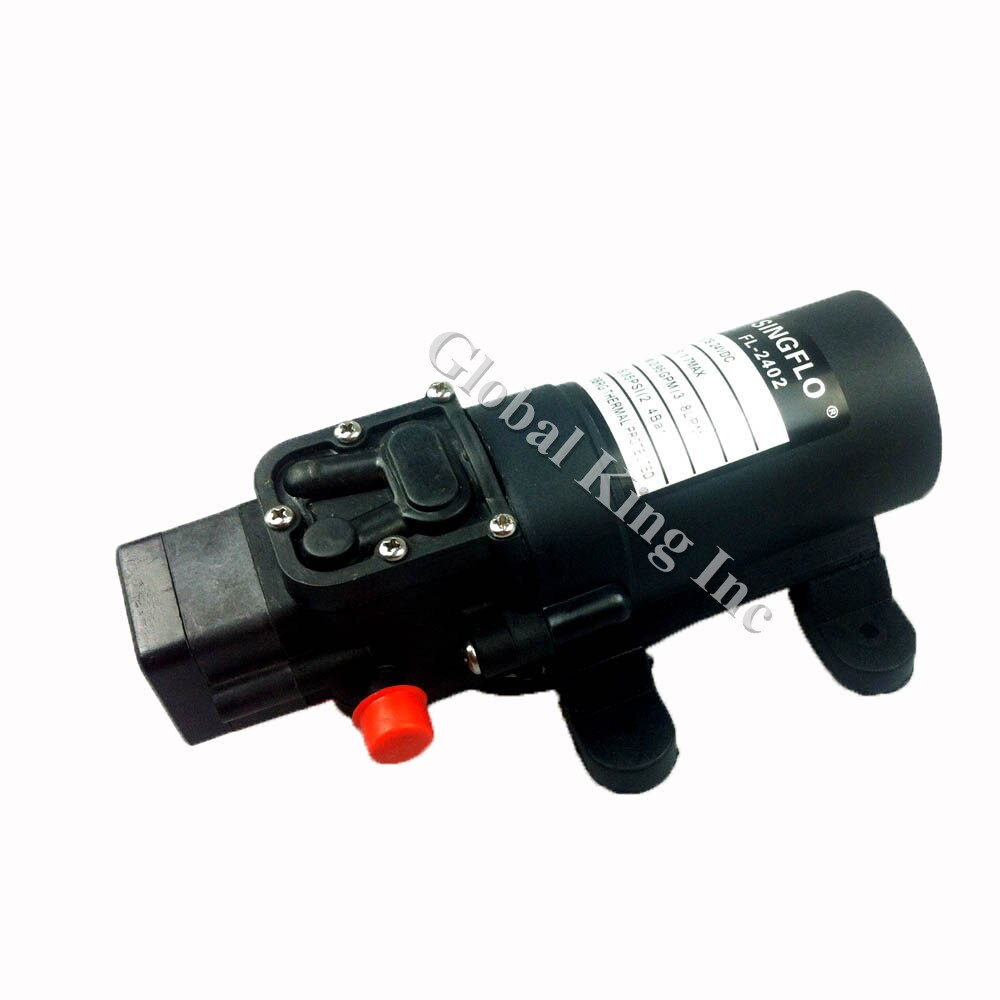 DC 24V 2.6L/Min Electric High Pressure Diaphragm Pump 70 PSI Self-Priming Water Pump