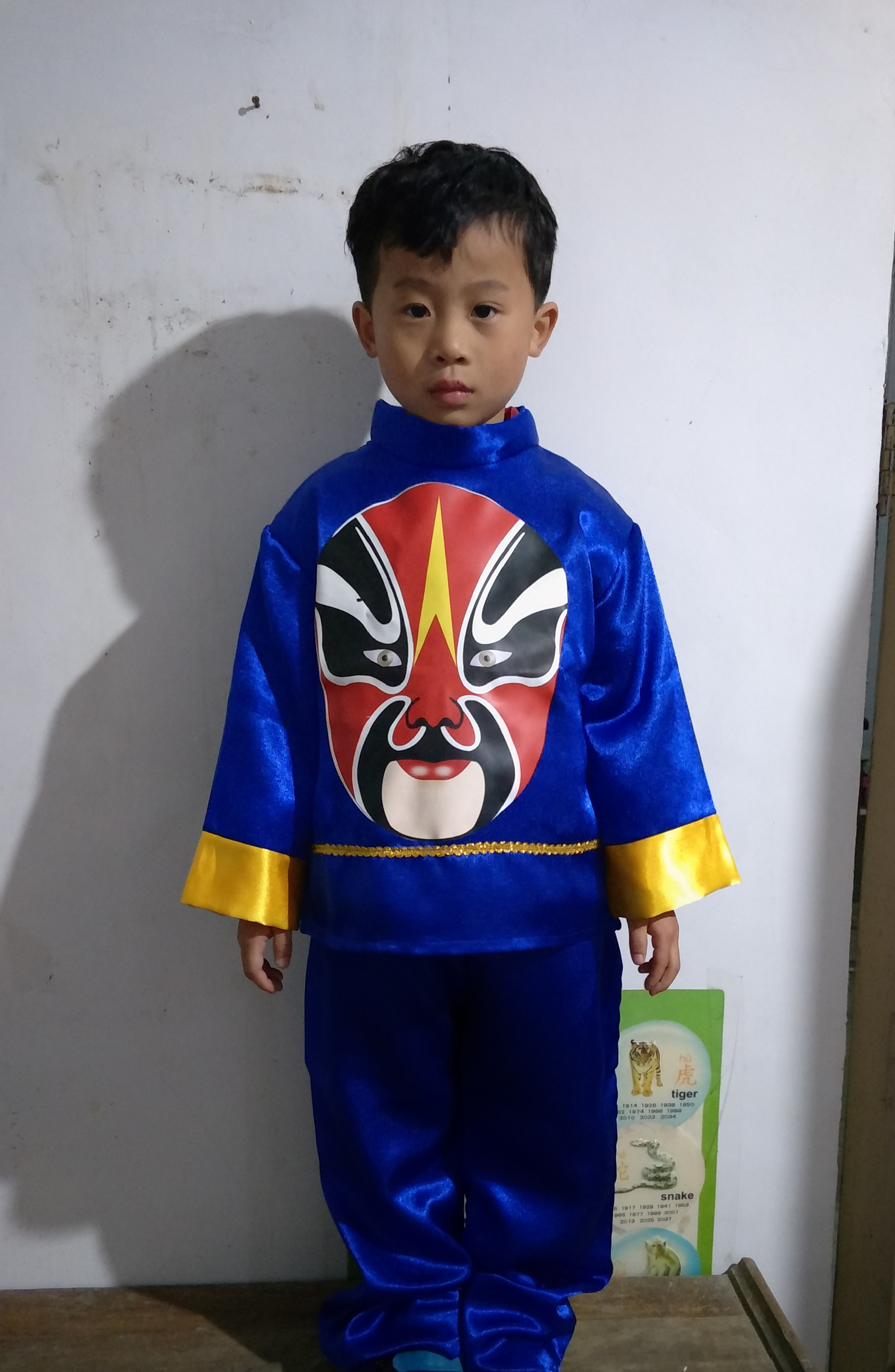 Kinderen opera pretty dans kostuums rap facial kostuum Peking Opera kostuums Stage dance kostuums: girl / height 130cm