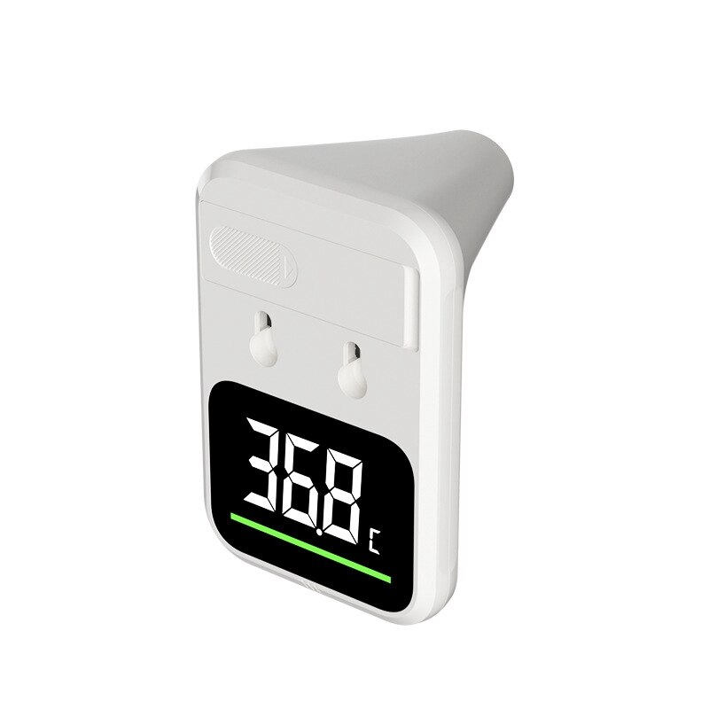 Wall Mounted Body Thermometer Infrared Forehead Thermometer LED Dual Screen Display For Public Places Adults Child Elder