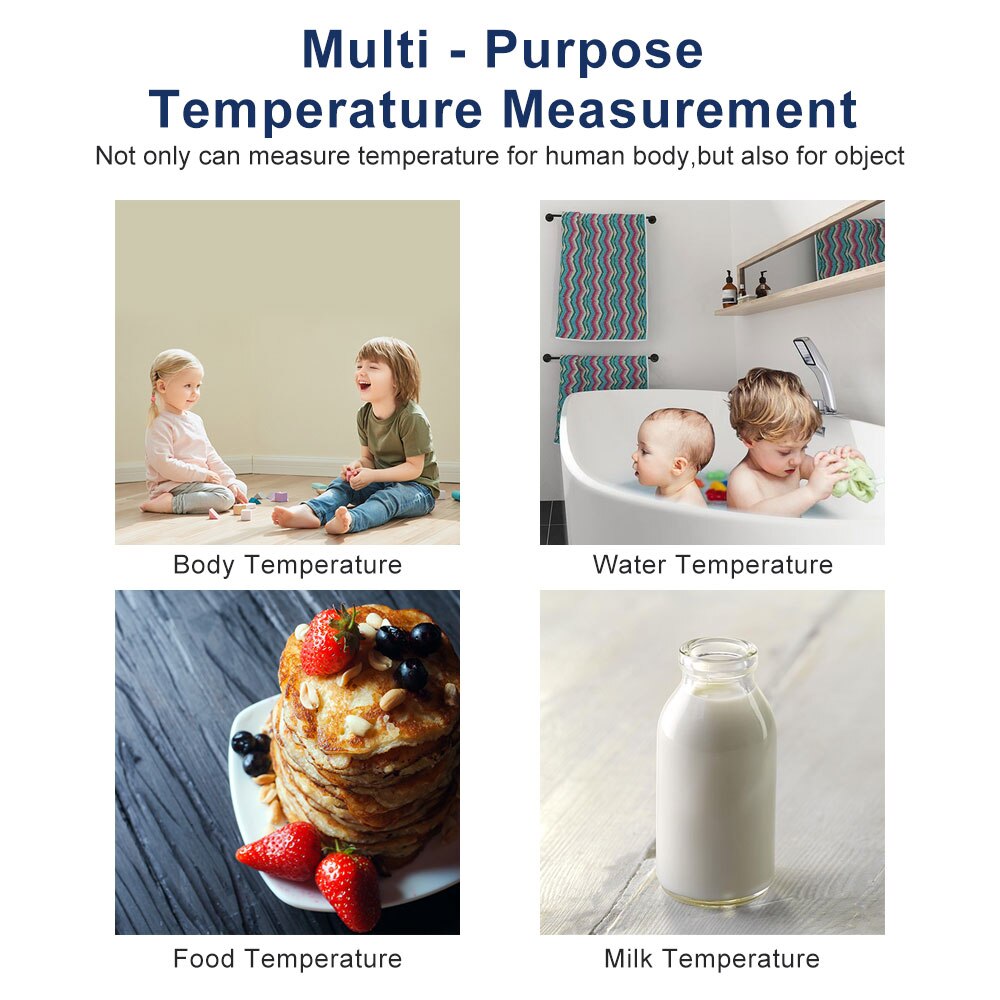 Infrarood Digitale Thermometer Voorhoofd Ir Lichaamsoppervlak Temperatuur Meting Non-contact Termometro