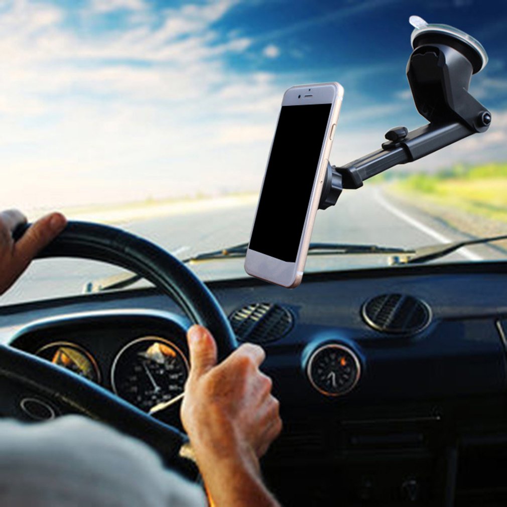 Car Telescopic Arm Magnet Phone Holder Universal Car Phone Holder For Phone In Car Air Vent Mount Stand No Magnetic