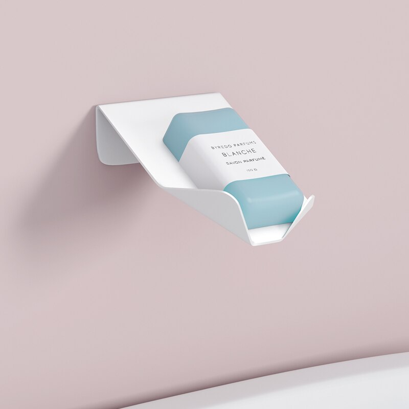 Metalowa mydelniczka łazienka prysznic pudełko na mydło danie płyta tacka łazienka z darmowym przepychaczem taca odpływowa półka ścienna