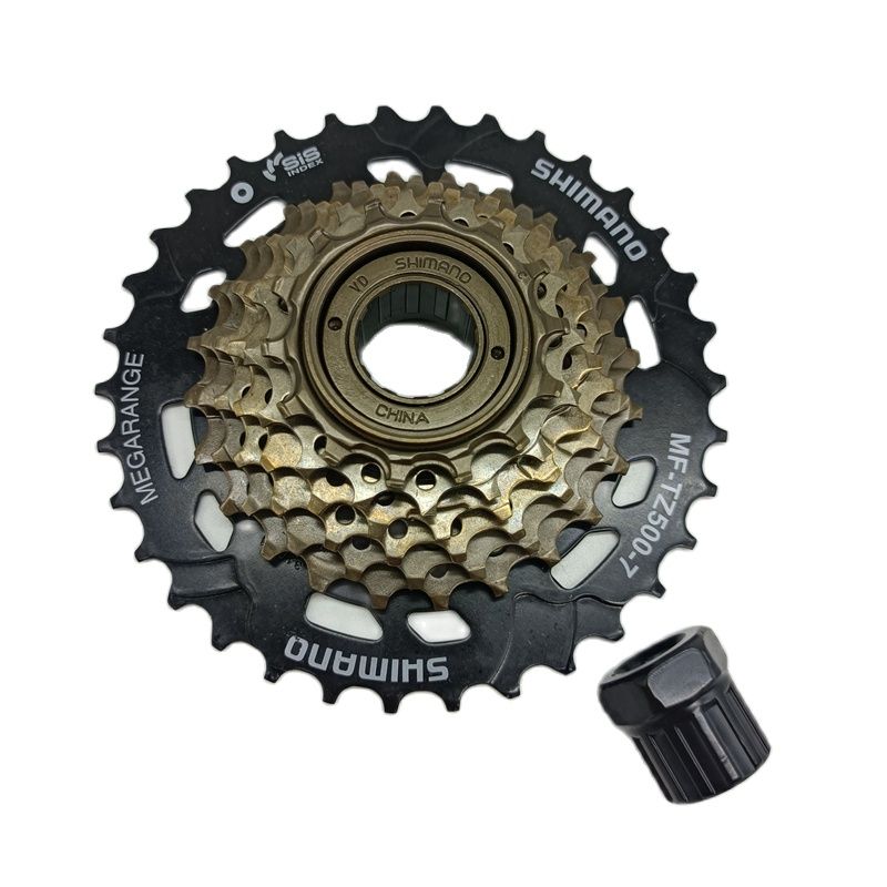 Shimano MF-TZ500 -7 Cassette 7 Vitesse Vélo Roue Libre 14-28T 14-32T TZ500-7 Vélo Accessoires VTT Vélo De Route Cassette