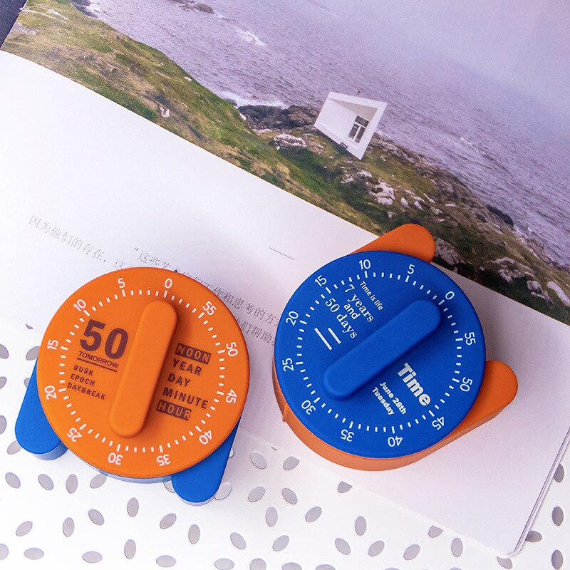 Kitchen Food Timer Reminder Alarm Clock For Cooking Tools Timer Accessories 60 minutes Cartoon Cooking Time Manager Stopwatch